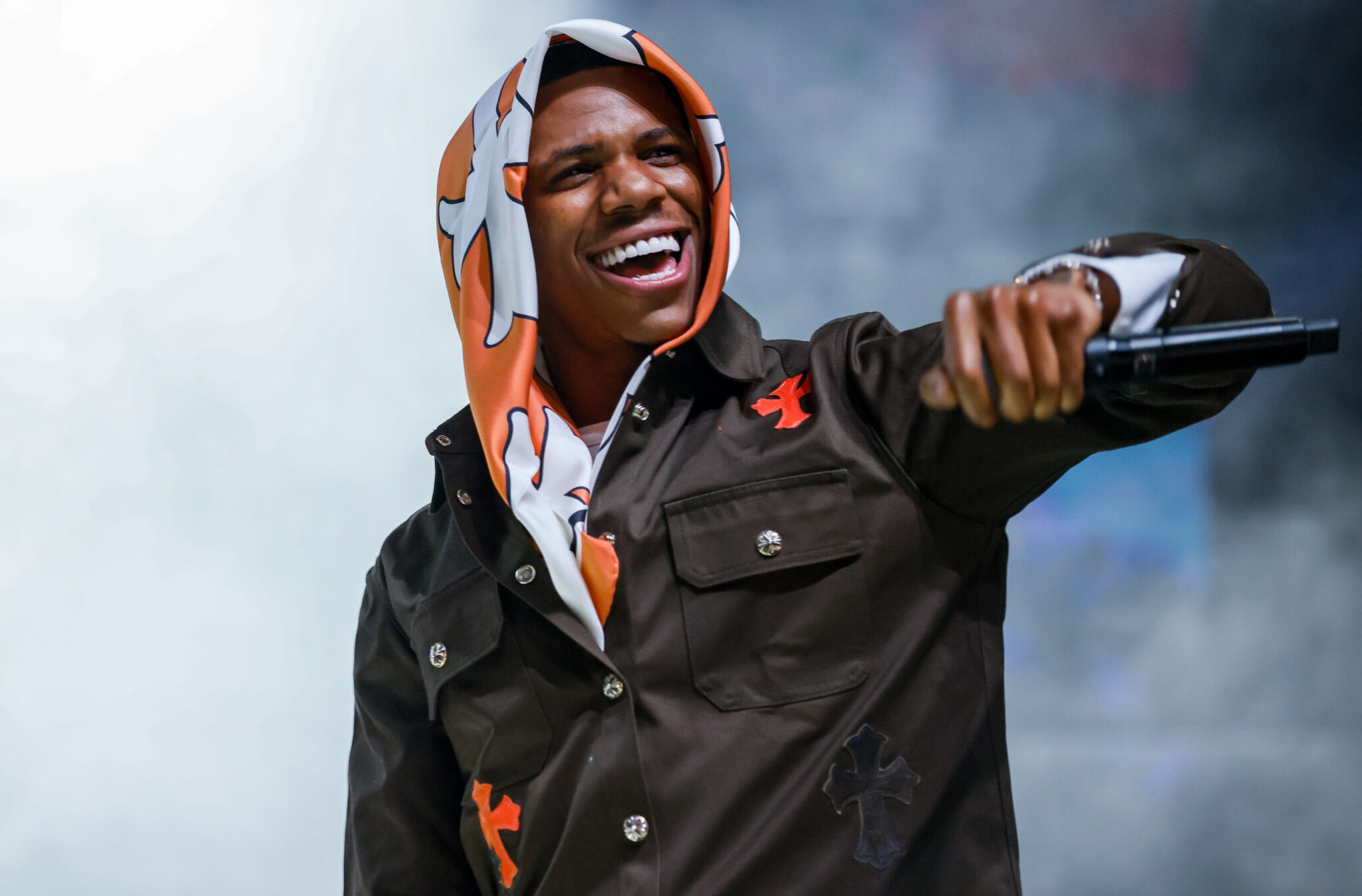 A Boogie Wit da Hoodie performing live at Alexandra Palace.