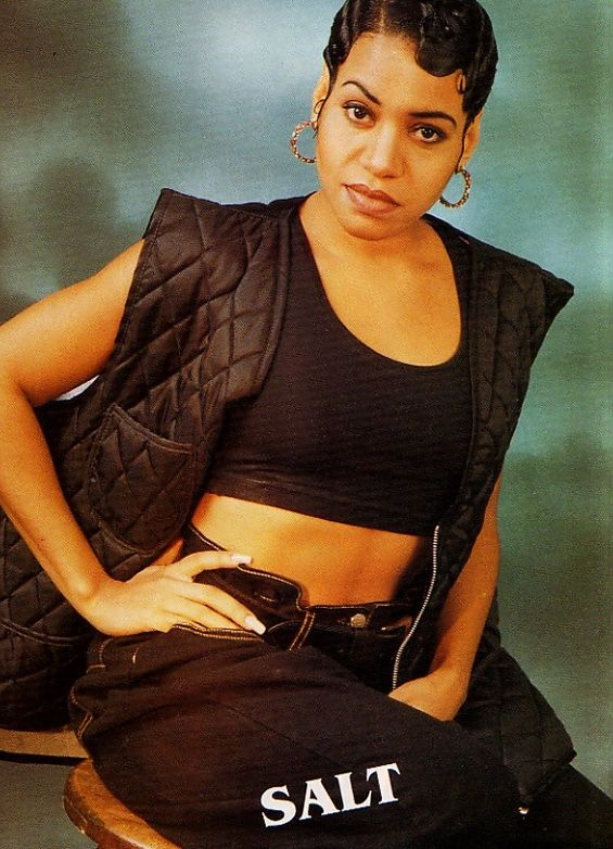 Vintage photo of Cheryl 'Salt' James in the early 1990s