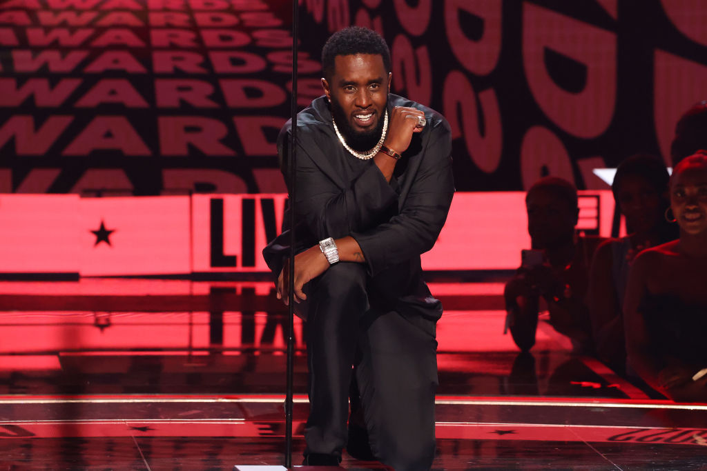 Sean 'Diddy' Combs on stage at the BET Awards
